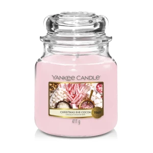 Świeca Yankee Candle Christmas Eve Cocoa, średni słoik (411g)