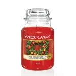 Świeca Yankee Candle Red Apple Wreath, duży słoik (623g)