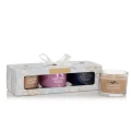 Zestaw Yankee Candle Sakura Blossom Festival 3 mini świece, błękitny