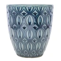 Osłonka ceramiczna 14,5 x 13,5 x 13,5 cm (granatowa)_przybliżenie