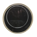 Osłonka ceramiczna 10 x 10,5 x 10,5 cm (czarna ze złotym zdobieniem)_środek