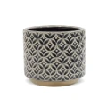 Osłonka ceramiczna 10,5 x 12,5 x 12,5 cm (brązowa)