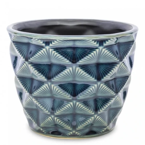 Osłonka ceramiczna 11 x 14 x 14 cm (granatowa)