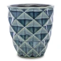 Osłonka ceramiczna 14 x 13,5 x 13,5 cm (granatowa)
