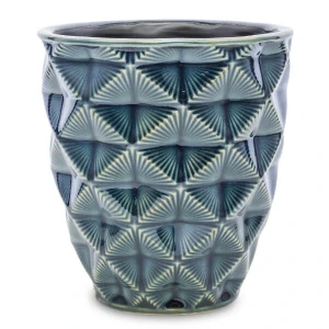 Osłonka ceramiczna 14 x 13,5 x 13,5 cm (granatowa)