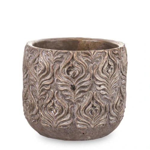 Osłonka cementowa 13 x 14 x 14 cm (miedziana)