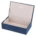 Szkatułka na biżuterię 6 x 19 x 11,5 cm (niebieska)_środek