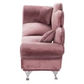 Szkatułka na biżuterię Sofa 15 x 25 x 10 cm (różowa)_bok