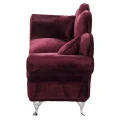Szkatułka na biżuterię Sofa 15 x 25 x 10 cm (czerwona)_bok