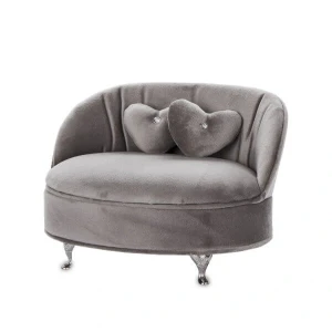 Szkatułka na biżuterię Sofa 14 x 21 x 16 cm (szara)