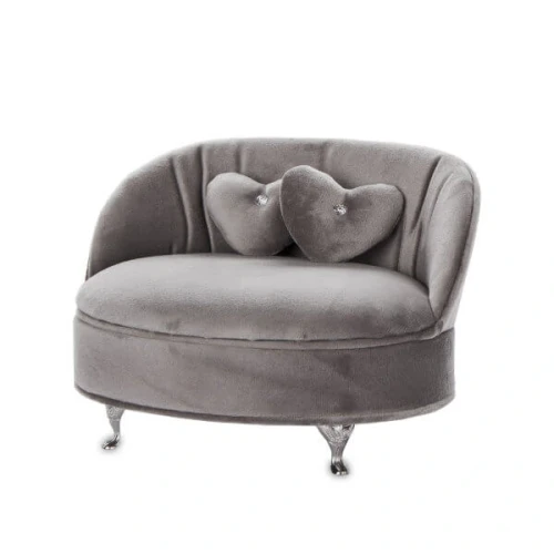 Szkatułka na biżuterię Sofa 14 x 21 x 16 cm (szara)