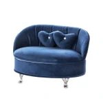Szkatułka na biżuterię Sofa 14 x 21 x 16 cm (granatowa)