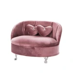 Szkatułka na biżuterię Sofa 14 x 21 x 16 cm (różowa)