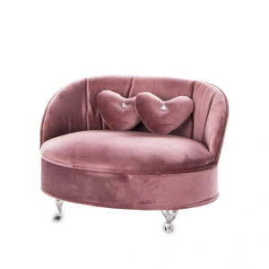 Szkatułka na biżuterię Sofa 14 x 21 x 16 cm (różowa)