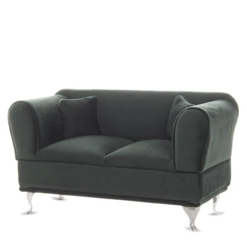 Szkatułka na biżuterię Sofa 13 x 23,5 x 9,5 cm (zielona)
