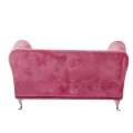 Szkatułka na biżuterię Sofa 13 x 23,5 x 9,5 cm (różowa)_tył