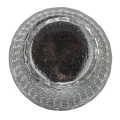 Świecznik kryształowy 18 x 11 x 11 cm (srebrny)_środek