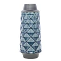 Wazon ceramiczny 27,5 x 11,5 x 11,5 cm (granatowy)_bok