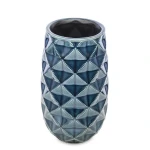 Wazon ceramiczny 20 x 13 x 13 cm (granatowy)