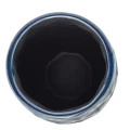 Wazon ceramiczny 20 x 13 x 13 cm (granatowy)_góra