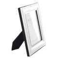 Metalowa ramka na zdjęcia 9 x 13 cm (srebrna)_bok