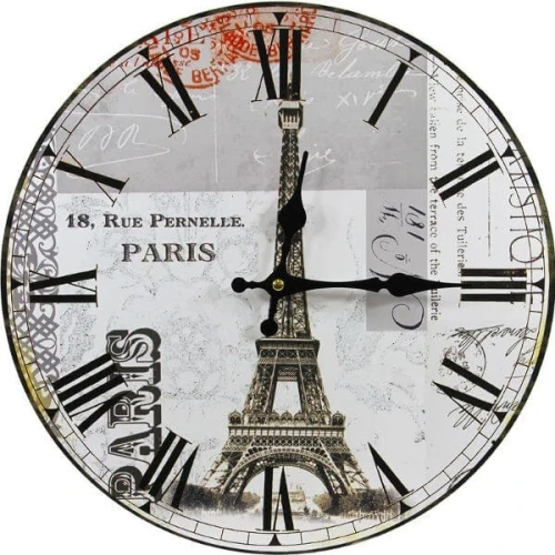 Zegar ścienny retro Paris