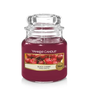 Świeca Yankee Candle Black Cherry, mały słoik (104g)