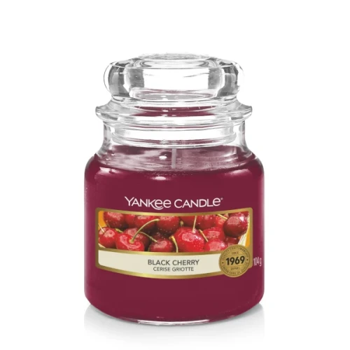 Świeca Yankee Candle Black Cherry mały słoik (104g)