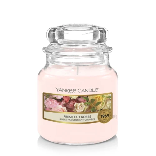 Świeca Yankee Candle Fresh Cut Roses mały słoik (104g)