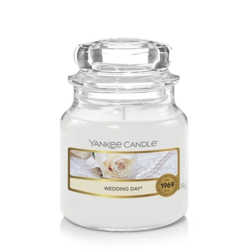 Świeca Yankee Candle Wedding Day, mały słoik (104g)
