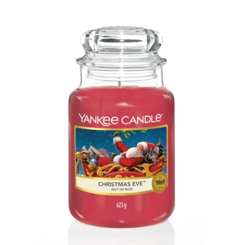 Świeca Yankee Candle Christmas Eve, duży słoik (623g)