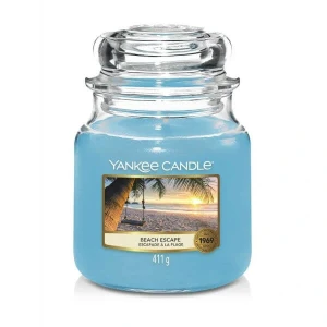 Świeca Yankee Candle Beach Escape, średni słoik (411g)