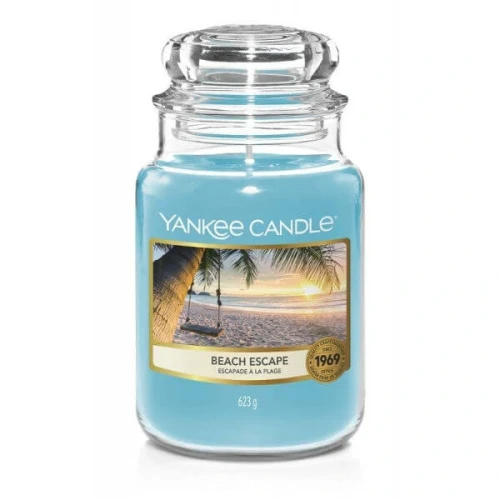 Świeca Yankee Candle Beach Escape, duży słoik (623g)