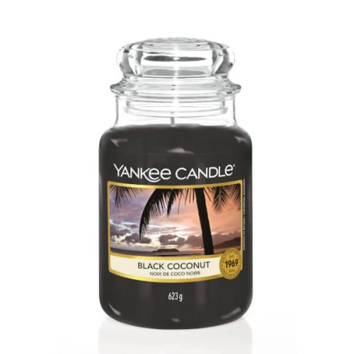 Świeca Yankee Candle Black Coconut duży słoik (623g)