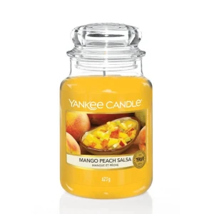 Świeca Yankee Candle Mango Peach Salsa, duży słoik (623g)