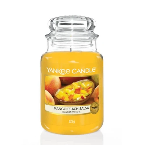Świeca Yankee Candle Mango Peach Salsa duży słoik (623g)