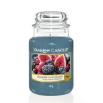 Świeca Yankee Candle Mulberry & Fig Delight, duży słoik (623g)