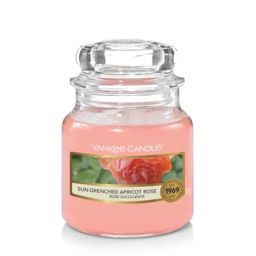 Świeca Yankee Candle Sun-Drenched Apricot Rose mały słoik (104g)