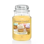 Świeca Yankee Candle Vanilla Cupcake, duży słoik (623g)