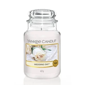 Świeca Yankee Candle Wedding Day, duży słoik (623g)