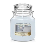 Świeca Yankee Candle A Calm & Quiet Place, średni słoik (411g)