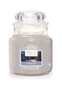 Świeca Yankee Candle Candlelit Cabin, mały słoik (104g)