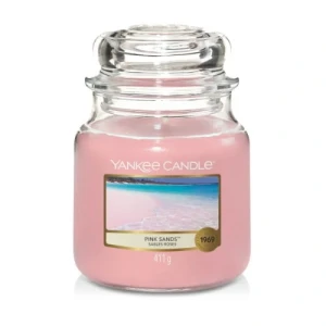 Świeca Yankee Candle Pink Sands, średni słoik (411g)