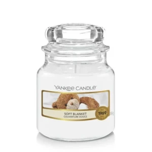 Świeca Yankee Candle Soft Blanket, mały słoik (104g)