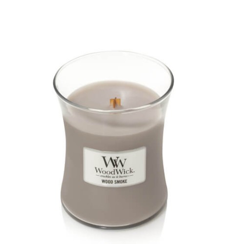 Świeca WoodWick Wood Smoke średnia (275g)