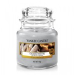 Świeca Yankee Candle Crackling Wood Fire, mały słoik (104g)