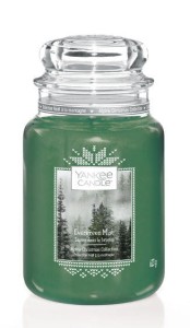Świeca Yankee Candle Evergreen Mist, duży słoik (623g)