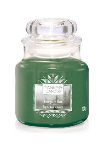 Świeca Yankee Candle Evergreen Mist mały słoik (104g)