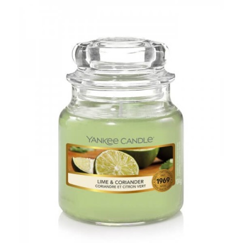 Świeca Yankee Candle Lime and Coriander mały słoik (104g)
