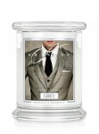 Świeca Kringle Candle Grey, średni słoik (411g)